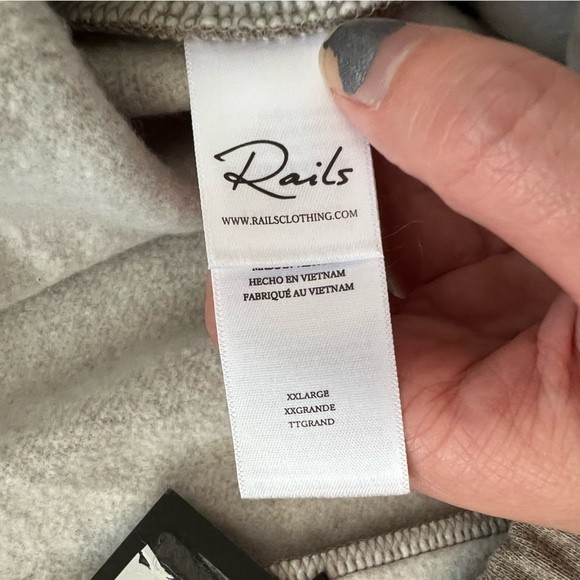NWT Rails Edna Latte Heather Sweatpants XXL - Picture 12 of 15